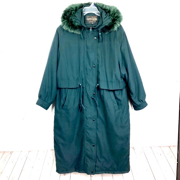 |•FORECASTER•| The Warmest Winter Jacket Ever! 🥶🔥😲😁Insulated Green Winter Coat - Picture 1 of 16